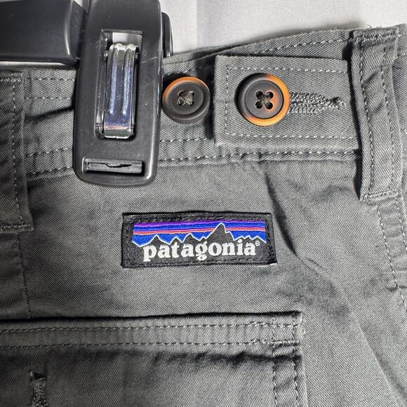 Patagonia Shorts 36x8 Dark Grey Cotton Relaxed Fit 8" Inseam - Picture 3 of 8